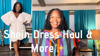 Shein PlusSize Fall Haul  Dresses and Accessories [upl. by Clintock]