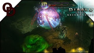 Diablo III Rise of the Necromancer  Chamber of Queen Araneae  E9 [upl. by Doretta]