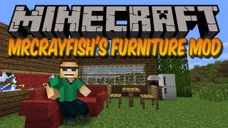 Minecraft Mods  MrCrayfishs Furniture Mod 152 [upl. by Akcinat]