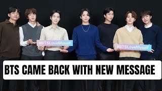 BTS Back Again With A Message 🤩 BTS Renewed Their Partnership With UNICEF 😱 BTS New Message For [upl. by Azerila]