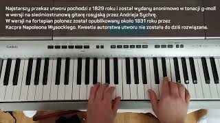 Polonez Ogińskiego Pożegnanie Ojczyzny pianino jak zagrać tutorial nuty Полонез Огинского [upl. by Veronike]