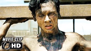 The Plank Scene  UNBROKEN 2014 Movie CLIP HD [upl. by Aramit322]