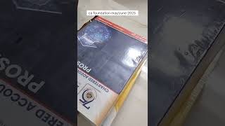 CA Foundation mayJune 2025 books unboxing 🥰📚 cafoundationbooksshortsexploremoreytshortsvideo [upl. by Kaja]