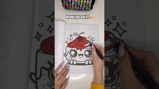 Kawaii coloring book 🎂🍰  cute cake coloring page 🩷 [upl. by Tayyebeb746]