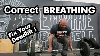 Deadlift Series 1  How to Breathe and Brace Properly for a Deadlift  Avoid Injury [upl. by Sanferd]