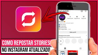 Como repostar stories no Instagram  Atualizado [upl. by Koral]