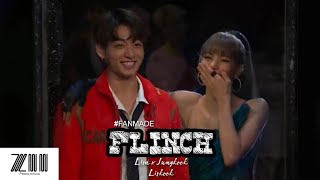 「 FLINCH AU  LISA x JUNGKOOK  LISKOOK  FANMADE」 [upl. by Atwahs]