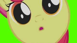 Apple Bloom quotI want it NOWquot  Green Screen Ponies [upl. by Highams]