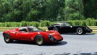 Alfa Romeo 33 Stradale vs Ferrari 250 GTO • Monza [upl. by Eecak]