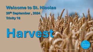 Harvest Service 29 September 2024 [upl. by Annahoj102]