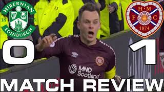 SHANKLAND SAVES THE EDINBURGH DERBY HIBERNIAN 01 HEARTS  MATCH REVIEW  PREMIERSHIP [upl. by Demmahum]