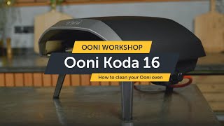 How to clean your Ooni Koda 16  Koda 16  Ooni Pizza Ovens [upl. by Ataner531]