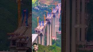 GRAND BRIDGE EXPRESSWAY UNDER CONSTRUCTION SW GUIZHOU CHINAbridge construction infrastructure [upl. by Kohcztiy]