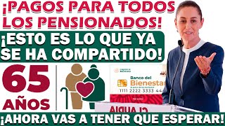 🧓⏭️¡UNA PEQUEÑA PAUSA PARA LA ENTREGA DE LAS PENSIONES DEL BIENESTAR🧓⏭️ [upl. by Sayers]