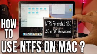 How to fix NTFS external drive readonly on macOS MontereyBig SurCatalina Enable NTFS WRITE ✍ [upl. by Mia]