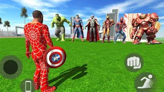 FRANKLIN BECOMES AVENGERS  SUPERHEROS  INDIAN BIKE DRIVING 3D [upl. by Castera]