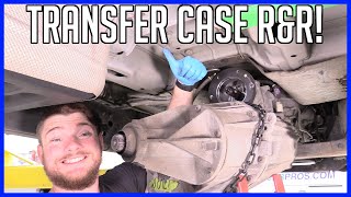 How to Remove and Replace a Transfer Case  ANY 4x4 [upl. by Annekahs]