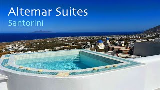 Altemar Suites Santorini  Superior Double Suite with private veranda amp Jacuzzi  April 2024 [upl. by Aden]