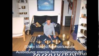 Klangschalenmeditation 38 Minuten mit Klangschalen zwischen 6 12 kg von Peter Hess [upl. by Cammi]