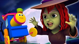 Bob The Train Halloween Song For Kids Scary Nursery rhymes Kindergarten Music Children Songs [upl. by Adrienne]