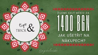 Žijeme celý měsíc listopad za 1400 leva  Tip jak ušetřit na nákupech 💰 [upl. by Florio]