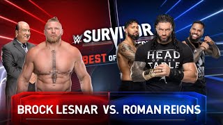 WWE 2K24  Roman Reigns vs Brock Lesnar  SURVIVOR SERIES  PS5™ 4K60 [upl. by Enenstein987]