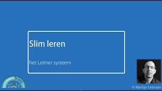 het Leitner systeem een effectieve leerstrategie uitgelegd [upl. by Nitsyrc521]