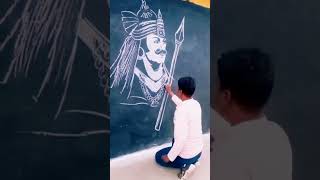 maharana pratap jayanti 2024 maharanapratapstatus artist maharana pratap drawing art painting [upl. by Fenton]