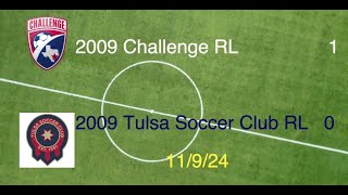 2009 Challenge RL vs 2009 Tulsa Soccer Club RL [upl. by Beryl]