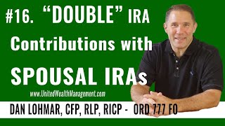 quotDOUBLEquot Your IRA Contributions with Spousal IRAs [upl. by Oby]