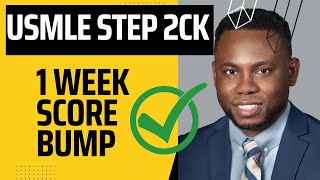 USMLE STEP 2CK Score Jump in ONE WEEK  Uworld amp Amboss Brain Power [upl. by Hoffman283]