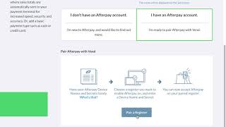 Afterpay Payments in Vend  Vend U [upl. by Pattin177]