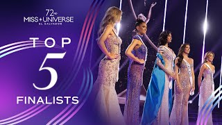 72nd MISS UNIVERSE  TOP 5  Miss Universe [upl. by Anehsuc]