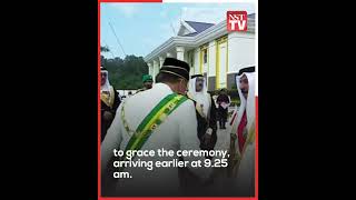 Sultan of Brunei King of Bahrain grace Malaysian Kings installation ceremony [upl. by Asinet]