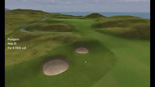 Tralee Golf course Creative Golf 3D flyover [upl. by Orlosky]