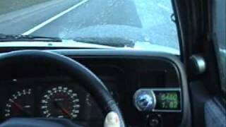 Christian Major 300bhp Escort RS Turbo Top Speed Run 1600cc CVH [upl. by Doralynne872]