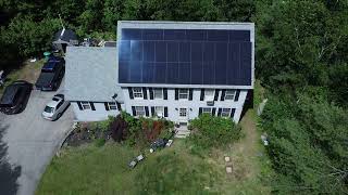 112kW Solar Installation  28 x REC 400W Alpha Pure Black Panels and Enphase IQ7 Microinverters [upl. by Zetroc]