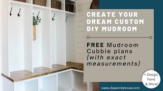 DIY Mudroom  How You Can Create The Perfect Custom Mudroom For Your Home [upl. by Anaile]