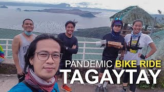 Bike Ride to Tagaytay from Marikina During Pandemic  Akaso V50X [upl. by Oknuj377]