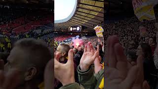 Motherwell v Rangers pre match pyro [upl. by Chandless]