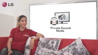 LG Audio  Private Sound Mode [upl. by Llednew]