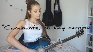 Joan Manuel Serrat  Cantares  Antonio Machado  LIVE  Cover by Aries [upl. by Novak]