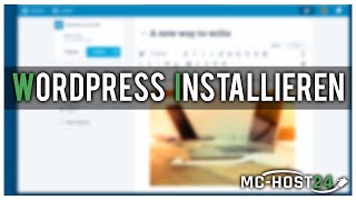 MCHost24 Wordpress richtig Installieren  Installation Einstellung [upl. by Nevi212]