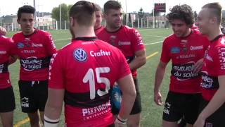 Rugby Crabos RCT Toulon vs Rovaltais Pilou Pilou de Victoire Championnat de France 2015 [upl. by Anawait979]