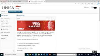 UNISA MOOC TEST amp Accepting Offer [upl. by Balough]