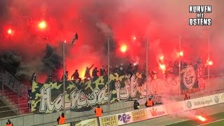 FSV Zwickau 22 FC Hansa Rostock 20032017  Choreos Pyro amp Support [upl. by Eremahs]