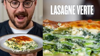 Ma recette de lasagne ricotta amp épinards 100 verte  🍃🔥 [upl. by Sjoberg595]