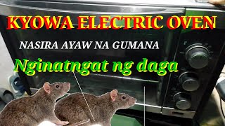 How to repair kyowa electric oven damage by rats [upl. by Derry249]