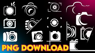 HD Camera PNG Logo Download For Photography  Badshah Creation244 [upl. by Alcina]