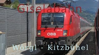 Führerstandsmitfahrt Giselabahn Wörgl  Kitzbühel HD  Cab Ride  ÖBB 1116 [upl. by Llerryt]